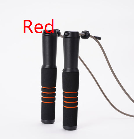 Weighted Jump Rope — Ball-Bearing Steel Cable